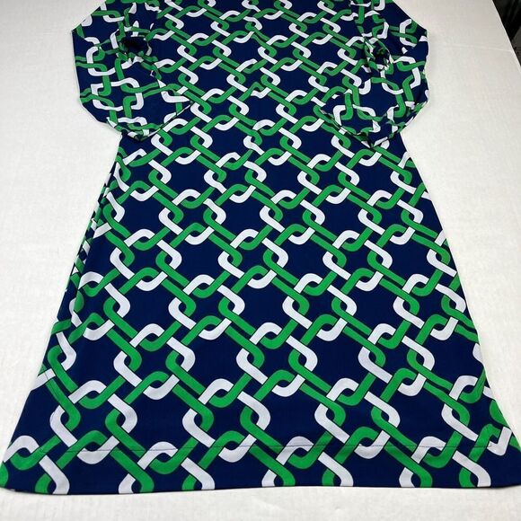 Banana Republic Work Shift Medallion Print 3/4 Sleeve Stretchy Pullover SMALL - Picture 2 of 10